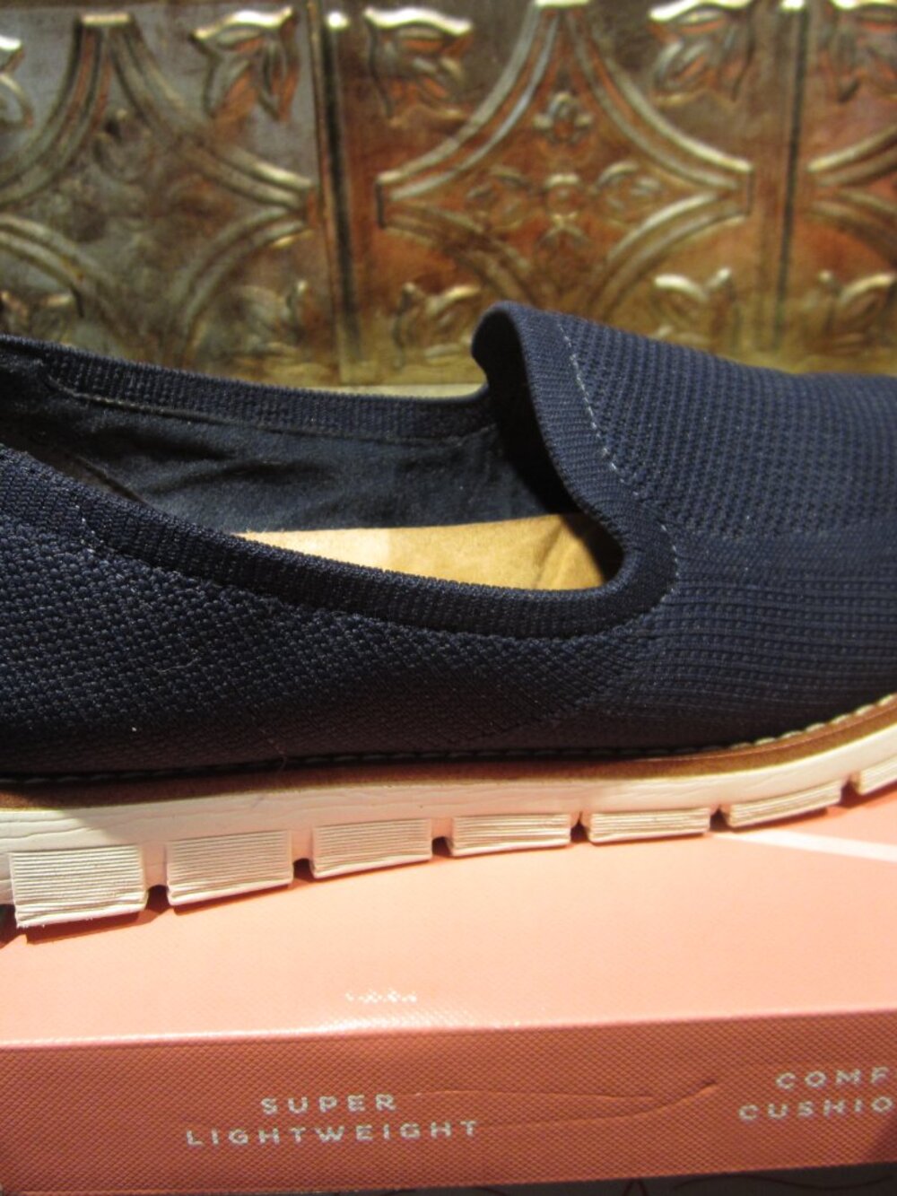 Easy Spirit Women's Valina Slip On Knit Comfort Loafer, 12W